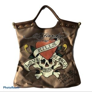 Ed Hardy by Christian Audigier purse tote